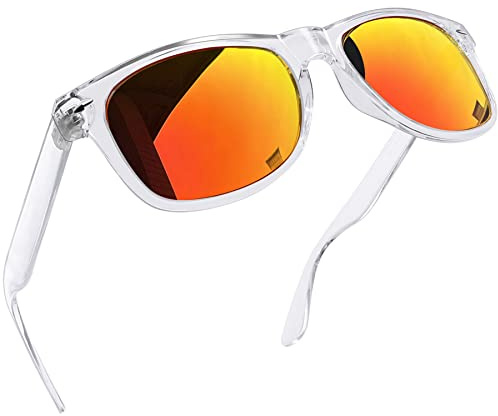 Joopin Square Sunglasses Polarised UV400 Protection for Men Women | Classic Vintage Designer Trendy Driving Glasses, Ideal for Travel Beach Road Trip Casual Wear