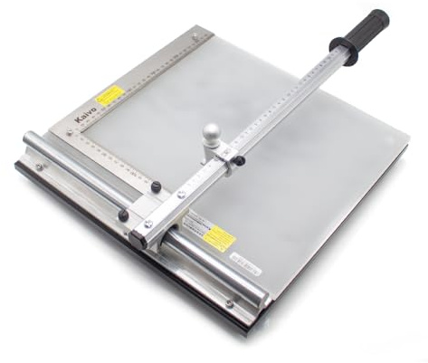 Toplionace KV-C-370 Taglierina per Vetro da Laboratorio, Tagliatrice Manuale per Lastre di Gel di Silice a Base di Vetro ITO (KVC370 Plus)