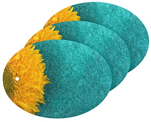 Geschirrschwamm, kratzfest, Reinigungsschwämme für Geschirr, saugfähig, Geschirrschrubber, Holz, Zellstoff, Baumwolle, Sonnenblumen