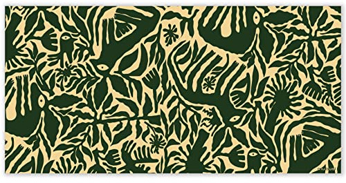 mubusi Tapis Vinyle du Sol Cuisine Salon - Différentes Tailles - (Sauvage 60x120 cm)