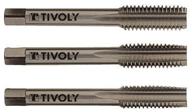 Tivoly Taraud Standard a Main HSS dia.m8 (Jeu de 3 tarauds)