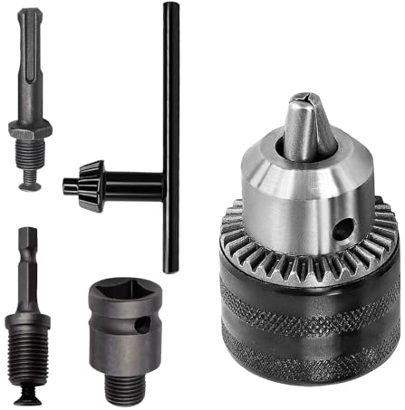 Mandrino per Punte Trapano,1,5-13mm Adattatore per Mandrino da Trapano,Trapano Adattatore,Accessori per Martello Perforatore,SDS Plus Adattatore,Mandrino per Punte Trapano per Driver di Impatto