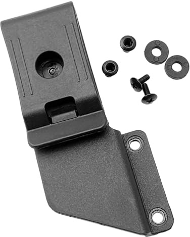 Kalttoy Taille Clip Universal Scheide Taille Clip K Scheide Clip Taille Clip 360° Drehbar Scheide für KYDEX Scheide Gürtelclip