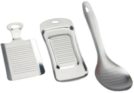 IMIKEYA Légume 3 Pièces Presse-ail Concasseur Broyeur D'ail Domestique Éplucheurs D'ail Moulin à Ail En Acier Inoxydable Hachoir à Gingembre Broyeurs De Légumes Le Chili Manuel Outil