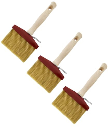 Set di 3 pennelli da pittore, 100 x 30 mm, pennello piatto
