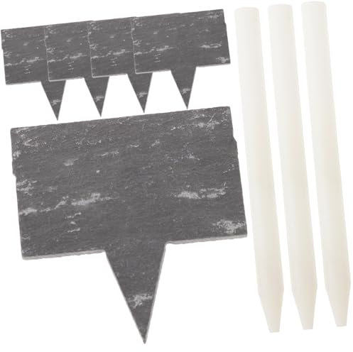 TOPBATHY 5er-pack Kuchenetiketten-kreidetafel-käsemarker-set Für Partys Dekoratives Schreiben