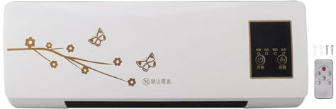 TOPINCN Mini Condizionatore da Parete, Riscaldamento Rapido con Telecomando Timer, Condizionatore Portatile Intelligente, con Telecomando per Ufficio Domestico