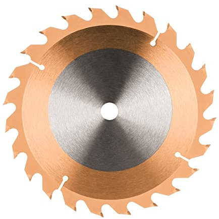 BDAYEK Saw blade Wood Cutting Disc 165mm Saw Blade For Wood 24T 60T TCT Cutting Blade TiCN Coating Circular Saw Blade Cutting Disc,165x20x60T(165x16x24T)