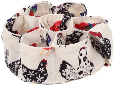 VILLFUL Hühnerstall Eiersammeltasche Hühnereierbehälter Taschen Eierkorb Kleiner Korb Eiersammelkorb Hühnereier Sammelkorb Eierkorb Zum Eiersammeln Eierhalter
