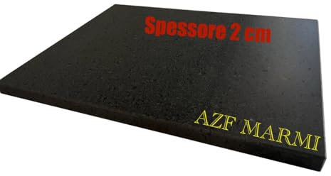 Piastra Barbecue in Pietra Lavica spessore 2 cm Senza canaletta raccogli grasso (60x30)