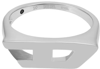 Diesel D Logo Unisex Edelstahl Siegelringe