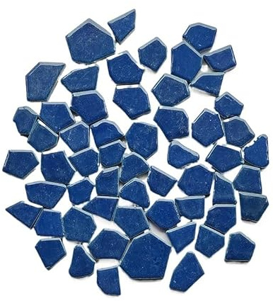 Tesselles mosaique 500 g de carreaux de mosaïque en céramique à assembler soi-même Mosaique verre(Medium size8)