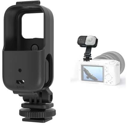 Cold Shoe Protective Cage Mount Compatible for DJI Osmo Nano Camera | Supports Mounting Camera and Osmo Nano at Once to Take Photos While Recording Videos,Adjust Horizontal and Vertical Shooting