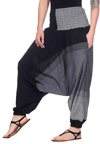 Kunst und Magie Damen orientalische Yoga Freizeit Haremshose