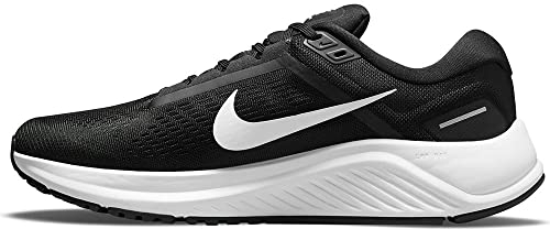 NIKE Air Zoom Structure 24, Zapatillas Hombre, Negro (Black/White), 43 EU