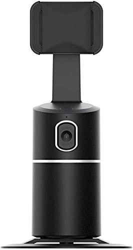 ZRDSZWZ Estabilizador de cardán de seguimiento automático confiable para disparo inteligente 360 Rotary Phone Gimbal para grabación de vídeo en vivo Vlog Selfie Stick (Color: Negro) (Color: Negro)