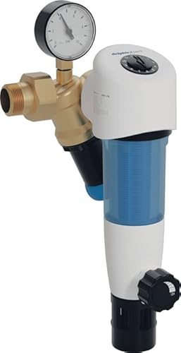 Rückspülfilter mit Druckminderer delphisXpert DFR Hauswasserfilter für Trinkwasser (DN20-3/4 Zoll)