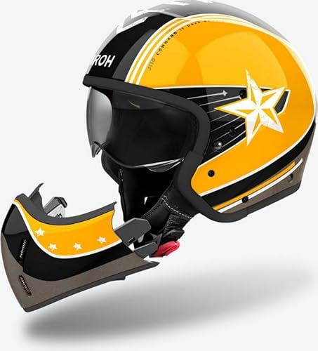 AIROH J 110 COMMAND YELLOW GLOSS XL