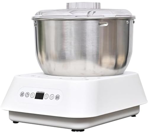 Machine à pâte électrique avec fonction de fermentation, mélangeur de farine de pâte en acier inoxydable de 5 L, machine à pétrir automatique de grande capacité, fermentation thermostatique, minuterie