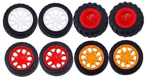MUCKLILY Automodell-zubehör Spielzeugautoreifen Aus Kunststoff - rutschfest Für Jungenautospielzeug