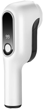 Fabric Shaver Electric Lint Remover with 6-Leaf Blades USB Rechargeable Sweater Shaver Digital Power Display Portable for Clothes Furniture Fabric Shaver and Lint Remover(A)