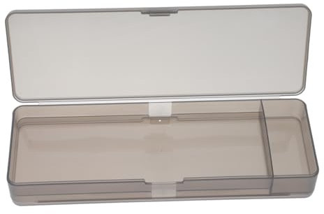SEWACC 8stücke Transparente Stiftboxen Für Schüler Doppelstöckige Aufbewahrungsbox Für Stifte Marker Und Schreibutensilien Für Schule Und Büro