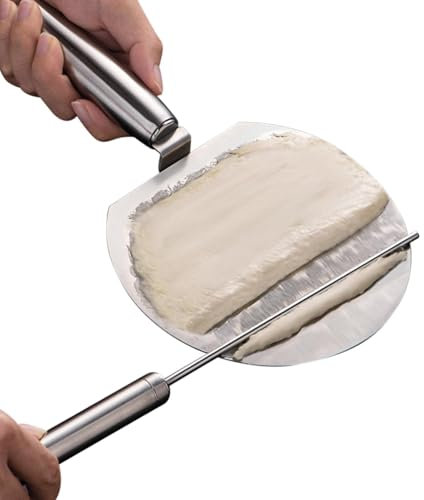 Nuyhadds Manual Noodle Making Tool, Hand Noodle Maker, Stainless Steel Pasta Cutter, Household Manual Pasta Maker Kit, Multifunctional Anti-scalding Hand Noodle Cutting Tool for