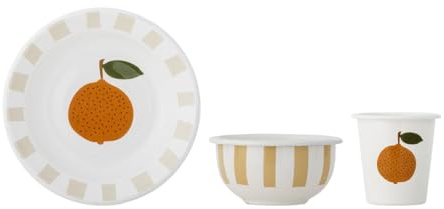 Bloomingville MINI - Agnes Geschirr-Set 82062000, Orange, Eisen, 9