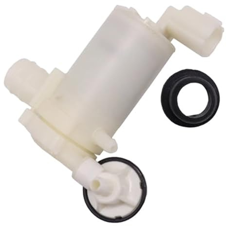 Yurefax Frontscheibenwischer-Waschpumpenmotor mit Tülle, for Mazda, 2, for Mazda, 2 Demio 2007–2014 D65167482A Scheibenwaschpumpe