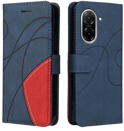 XINNI Cover Protettiva per Xiaomi Redmi A5 4G Case, retrò Cellulare Custodia Libro Antiurto in Flip Pelle PU/TPU, Portafoglio Flip Magnetica, Blu
