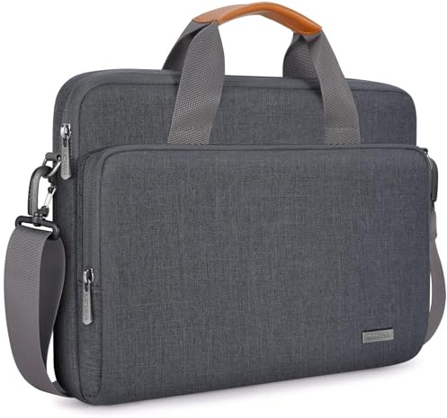 KIZUNA Laptop Tasche 14 Zoll Laptoptasche 14 Notebook für 15 MacBook Air M4 M3/Lenovo Yoga Slim 7X/IdeaPad Slim 3i/14.4 Surface Studio 2/14.5 Dell XPS 14/14.2 Huawei MateBook GT 14/HP/ASUS,Grau