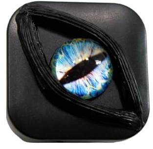 Contact Lens Case, Fancy Halloween Gifts Eyes Personality Box, Color Contact Contact Eyes No Storage Kit Removal Lens, Lens