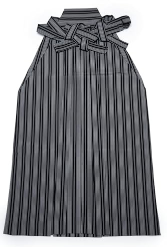 DEAR VANILLA Authentic Japanese Andon Hakama 94cm Men's Kimono Pants/Skirt Made in Japan HKM-0144 Grey