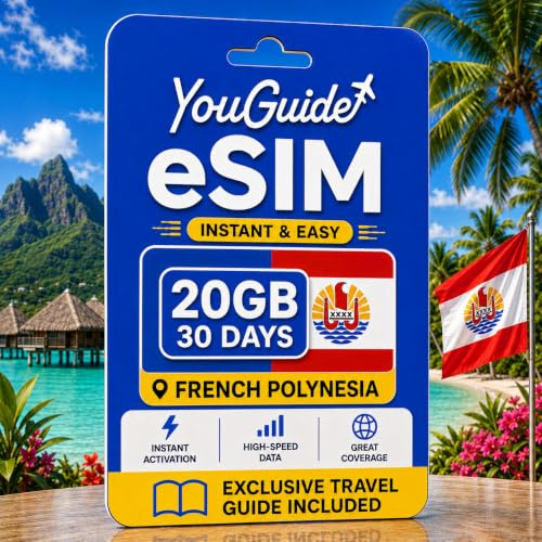 French Polynesia eSIM 20GB 30Days