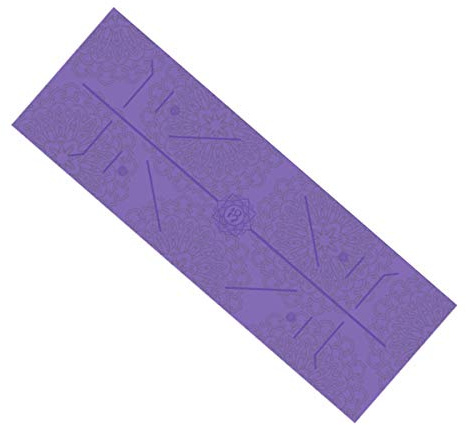 FANSU Hot Yoga Handtuch rutschfest Fitnesstuch Weich Atmungsaktiv Antirutsch Yogatuch mit Hoher Bodenhaftung Tragbares Yogahandtuch für Bikram und Pilates (185cm*63cm,Lila)