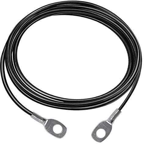 LFJ Fitness stålkabel, kraftig ståltråd, LAT och lyft, pulldown, remskiva, hem, gym, kabel, tillbehör (fast 1,5 m)