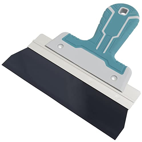 AERZETIX - C64765 - Spatola per lisciatura/finitura del rivestimento 200mm - coltello stucco vernice cartongesso - manico in plastica - strumento di intonaco muratura lavori manutenzione costruzione