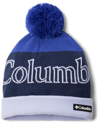 Columbia Unisex Polar Powder II Mössa, Klematis Blå/Collegiate Marinblå/Snödrift, En storlek