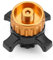 Onlyfire Adaptateur de Cartouche de Gaz, Adaptateur Bouteille pour Cartouches de Gaz Easy-Click/CV Passage de la Fermeture à Baïonnette au Raccord Fileté 7/16, Doré, 1 Pièce