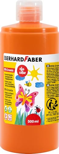EBERHARD FABER 574915 - Transparentmalfarbe EFA Cromix orange, 500 ml