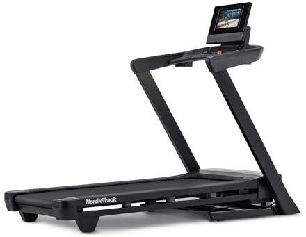 NordicTrack T-Serie Laufband für Zuhause | Klappbar | bis zu 12% Steigung & 20 km/h | Display mit 10.000+ Trainings über iFIT-Platform | Smart Fitness für Zuhause