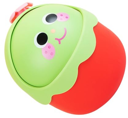 Cabilock Mini Poubelle de Bureau Couvercle en Plastique Pp, Compacte et Mignonne D'animal Cartoon, pour Garder le Bureau Propre et Organisé