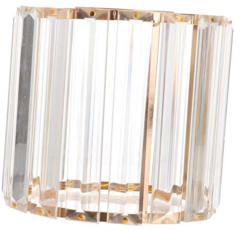 NUOBESTY Abat-Jour en Cristal Élégant pour Plafonnier Design Chic Utilisation Intérieure 1 Pièce