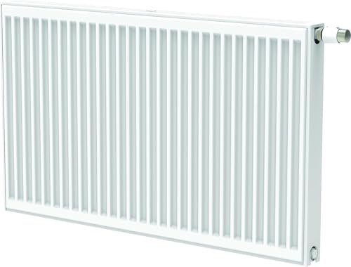 Belvit® Heizkörper Typ 22 | universeller Ventilheizkörper mit Mittelanschluss | 8 Anschlüsse | modern, kompakt & effizient | für Wandmontage geeignet | ideal für Wohnzimmer, Bad & Gäste-WC | weiß