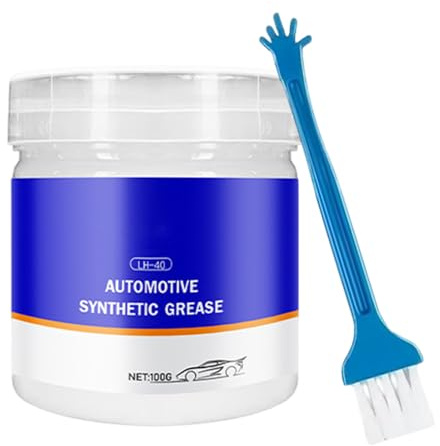 Rrlihjgu 100 G Lubricante Resistente Agua Y Para Altas Temperaturas,Grasa De Litio Multiusos,Lubricante Resistente Al Agua Y Al Ruido, 100g Para Limpieza Cadena Moto, Mantenimiento De Vehículos