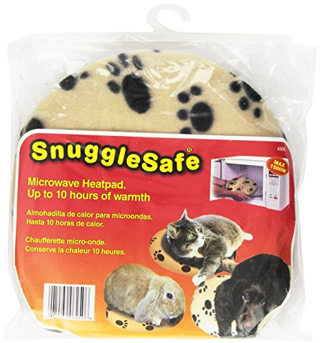 The 'Original' SnuggleSafe Microwave Heat Pad for Pets - Chew-Proof, Water-Resistant Heating Disc for Dogs & Cats - Up to 10 Hours of Soothing Warmth