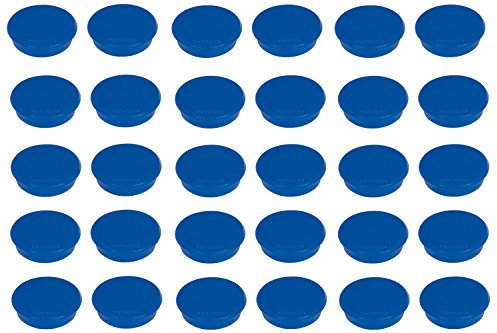 FRANKEN 30x Haftmagnete Magnet, 32 mm, 800 g (Blau)