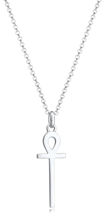 Elli Halskette Damen Ankh Anhänger Kreuz 925 Silber