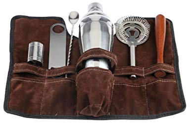 TuToy Coctelera Batidora De Acero Inoxidable Bartender Colador De Bebidas Jigger Kit