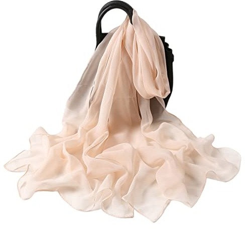 FAIRYGATE Damen Schals Chiffon Seide Lange Leichte Schals für Frauen Einheitsgröße 6042